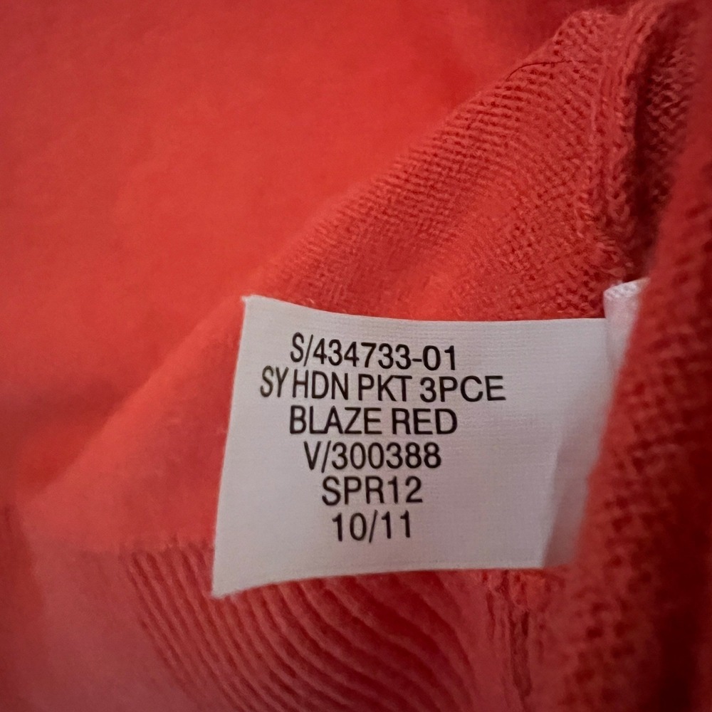 Banana Republic Wool Blend‎ Cardigan Sweater Open Front Pockets Knit Coral XS - Picture 8 of 9
